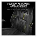 corsair gaming chair tc500 luxe fabric sherwood extra photo 2