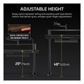 corsair gaming desk platform 4 elevate desk black extra photo 3