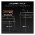 corsair gaming desk platform 4 elevate desk wood extra photo 3