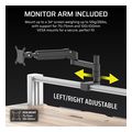 corsair gaming desk platform 4 elevate desk white wood light pine stain extra photo 4