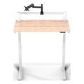 corsair gaming desk platform 4 elevate desk white wood light pine stain extra photo 8