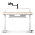 corsair gaming desk platform 4 elevate desk white wood light pine stain extra photo 9