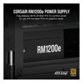 psu corsair rm1200e 1200w fully modular cybenetics gold atx 31 certified cp 9020258 eu extra photo 1