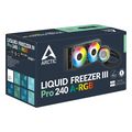 arctic liquid freezer iii pro 240 a rgb multi compatible all in one cpu water cooler black extra photo 5