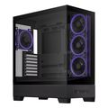 case asus a31 plus tempered glass argb midi tower black extra photo 2