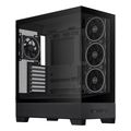 case asus a31 plus tempered glass argb midi tower black extra photo 3