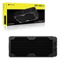 corsair hydro x radiator xr7 240mm v2 2x120mm radiator 55mm thick black extra photo 6
