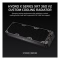 corsair hydro x radiator xr7 360mm v2 3x120mm radiator 55mm thick black extra photo 1