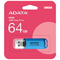 adata ac906 64g rwb classic c906 64gb usb20 flash drive blue extra photo 2