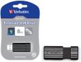 verbatim 49062 store n go pinstripe usb 20 black 8gb extra photo 1