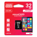 goodram m1aa 32gb micro sdhc uhs i class 10 adapter extra photo 1