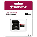 transcend ts64gusdu1 64gb micro sdxc class 10 uhs i 400x premium with adapter extra photo 1