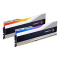 ram gskill trident z5 rgb 32gb 2x16gb ddr5 7600mhz cl36 intel xmp silver f5 7600j3646g16gx2 tz5r extra photo 1