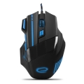 esperanza egm201b wired mouse for gamers 7d optical usb mx201 wolf blue extra photo 1