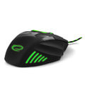 esperanza egm201g wired mouse for gamers 7d optical usb mx201 wolf green extra photo 2