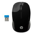 hp 200 wireless mouse x6w31aa black extra photo 2