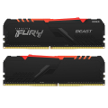 ram kingston kf430c15bbak2 16 fury beast rgb 16gb 2x8gb ddr4 3000mhz dual kit extra photo 1