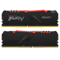 ram kingston kf430c15bbak2 16 fury beast rgb 16gb 2x8gb ddr4 3000mhz dual kit extra photo 1