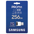 samsung mb md256sb ww pro plus 256gb micro sdxc 2023 uhs i u3 v30 a2 usb reader extra photo 2