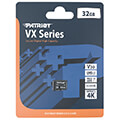 patriot psf32gvx31mch vx series 32gb micro sdhc v30 u3 class 10 extra photo 1