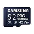 samsung mb my512sa ww pro ultimate 512gb micro sdxc uhs i u3 v30 a2 adapter extra photo 1