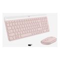 pliktrologio logitech 920 011322 mk470 slim wireless combo rose extra photo 2