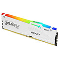 ram kingston kf560c36bwea 32 fury beast white rgb 32gb ddr5 6000mhz cl36 amd expo extra photo 2