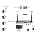 srihome nvs002 8 channels nvr 4x 1080p wireless waterproof cameras extra photo 3