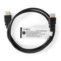 nedis cvgt34001bk10 high speed hdmi cable with ethernet 1m black extra photo 2