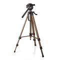 nedis tpod2300bz tripod pan tilt 161cm max 35kg black silver extra photo 1 nedis tpod2300bz tripod pan tilt 161cm max 35kg black silver extra photo 1
