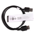 nedis ccgt60010bk10 usb 20 cable a male usb a female 1m black extra photo 2