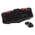 esperanza egk3000 shelter multimedia illuminated wired usb gaming keyboard with mouse set extra photo 1
