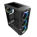 case innovator aquarius acrylic front panel with one fan extra photo 4