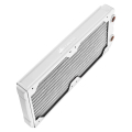 corsair hydro x radiator xr5 240 2x120mm radiator 33mm thick white extra photo 1