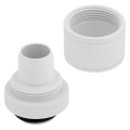 corsair hydro x fitting soft xf straight glossy white 4 pack 10 13mm compression extra photo 1