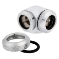 corsair hydro x fitting hard xf 90� angled chrome 2 pack 14mm od compression extra photo 2