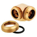 corsair hydro x fitting hard xf 90� angled gold 2 pack 14mm od compression extra photo 2