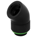 corsair hydro x fitting adapter xf 45� angled rotary black 2 pack extra photo 2