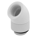 corsair hydro x fitting adapter xf 45� angled rotary glossy white 2 pack extra photo 2