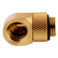 corsair hydro x fitting adapter xf 90� angled rotary gold 2 pack extra photo 1