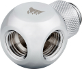 corsair hydro x fitting adapter xf y splitter rotary chrome extra photo 1