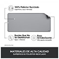 logitech 956 000052 desk mat studio series mouse pad mid grey extra photo 2
