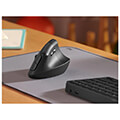 logitech 910 006473 lift vertical ergonomic wireless mouse graphite extra photo 5