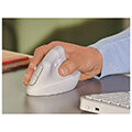 logitech 910 006475 lift vertical ergonomic wireless mouse off white extra photo 5