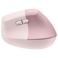 logitech 910 006478 lift vertical ergonomic wireless mouse rose extra photo 2