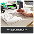 pliktrologio logitech 920 010977 signature k650 wireless keyboard off white extra photo 1