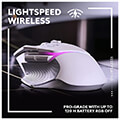 logitech 910 006171 g502 x plus wireless rgb gaming mouse white extra photo 2