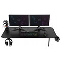 sense7 gaming desk nomad basic black 140x60cm extra photo 1