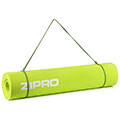 zipro exercise mat 4mm lime green extra photo 1