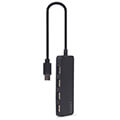 gembird uhb cm u2p4 01 4 port usb type c hub black extra photo 1